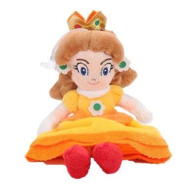 Imagem de Brinquedo de pelúcia Mario Bros Princess Daisy 22cm