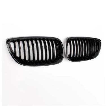 Imagem de Grade dianteira de carro preto brilhante compatível com BMW E92 E93 M3 Série 3 2006-2009 2 portas 316i 320d 320i 323i 325d 325i 330i ABS Grills(Gloss Black)