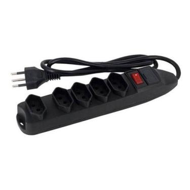 Imagem de Filtro De Linha  5 Tomadas 3 Pinos Bivolt Multilaser Wi297