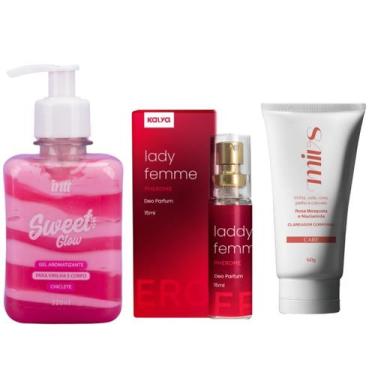 Imagem de Creme Aromatizante Sweet Clareador Perfume LadyF Feromonio - Intt