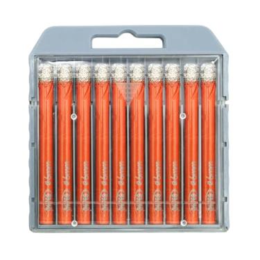 Imagem de Conjunto de brocas de diamante seco, BGTEC 10 peças de serra de furo de 6 mm para granito, mármore, alvenaria, concreto, azulejo/cerâmica, vidro, plástico rígido, kit de brocas de núcleo de diamante