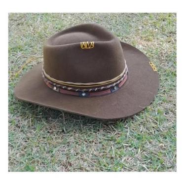 Imagem de chapeu pralana premium personalizado rustico M, CLASSIC 5X 100% FELTRO