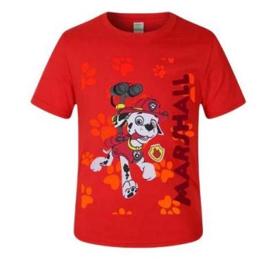 Imagem de Patrulha Canina Camiseta camisa Fantasia Infantil marshal - loja dinka