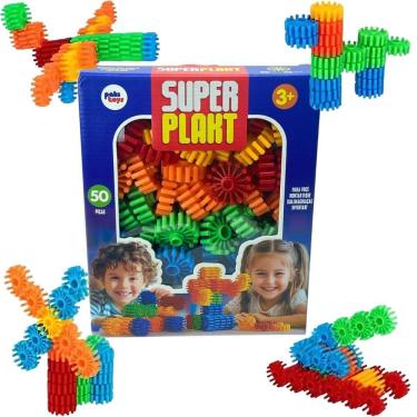 Imagem de Blocos De Montar Brinquedo Infantil 50 Pçs 1249 Paki Toys