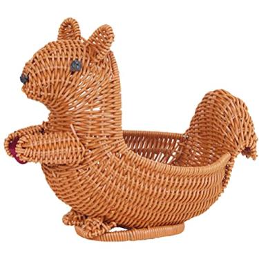 Imagem de Cesta de tecido para lanches, cesta de frutas multifuncional, caixa de armazenamento de vime, cesta de sobremesa, bandejas de ovos para ovos cozidos, tigela de servir, comida, uso diário, presente