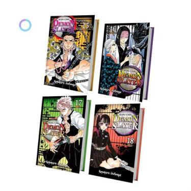 Imagem de Demon Slayer, Kimetsu No Yaiba  Mangá Volume 15 ao 18 - KIT - Mangá De