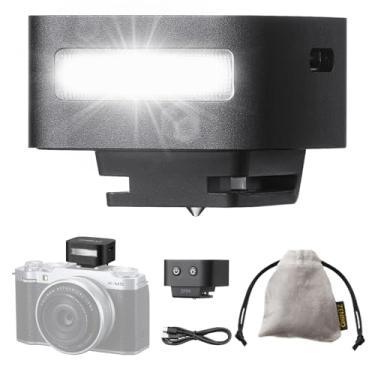 Imagem de Zeniko ZF04 Mini câmera flash Speedlite – 2 níveis de brilho, 6500K ± 200K CCT, flash hot shoe de alumínio com multigatilho S1/S2/Sync9, compatível Sony zv1/Canon/Nikon/Fuji/Olympus/Panasonic (preto)