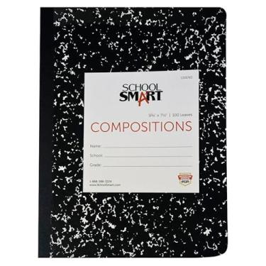 Imagem de Roaring Spring School Smart 1335763 Livro de composição de quadros e histórias, 100 folhas/200 páginas, 9-3/4 x 7-1/2, 1/2 regra, branco