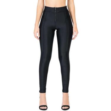 Imagem de Calça Feminina Preta Skinny PRD Zíper - LUBLANC, Preto, G
