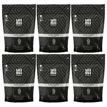 Imagem de Kit 6 Pó Descolorante Black Carbon Profissional 9 Tons Efeito Rápido Yama Refil 300g