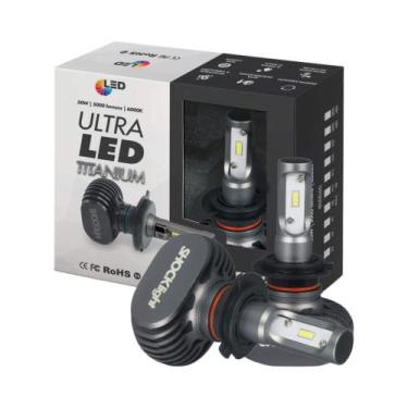 Imagem de Par de Lâmpadas Ultraled Titanium H7 6000K 12V 50W 5000LM Shocklight -