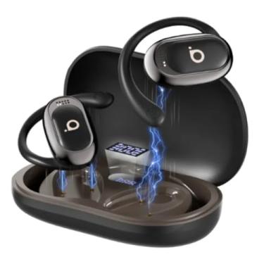 Imagem de Fones de Ouvido Sem Fio BA-FON153, Bluetooth 5.4, Estéreo Hi-Fi, Tela LED, 100h Standby, Leve e Confortável, Ideal para Corrida e Exercícios (Preto)