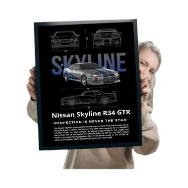 Imagem de Paul Walker Fast & Furious Clássico Vintage Poster Home Bar Café Decor