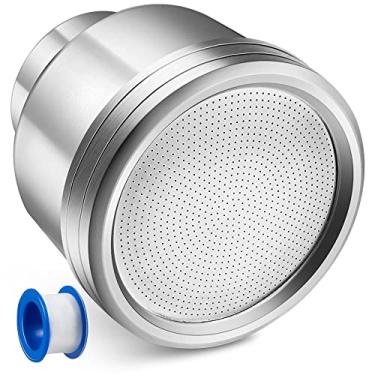 Imagem de Dreyoo Bocal de água de substituição de 2000PL compatível com Dramm, bocal de mangueira de irrigação de liga de alumínio para jardim com fita de vedação de rosca PTFE para plantas tenras, flores, estufa, jardim de berçário, recipiente