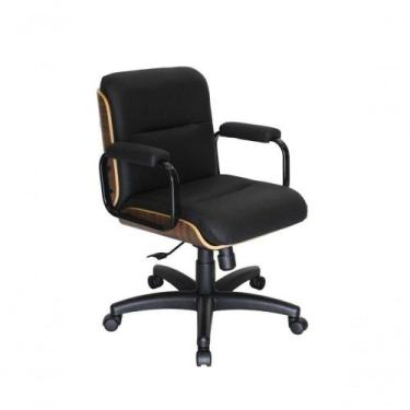 Imagem de Cadeira Eames Diretor Linha Capa Em Madeira Preto - OUTRAS MARCAS