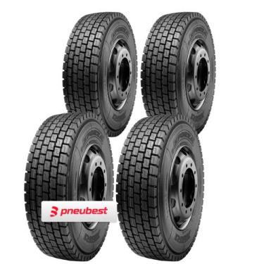 Imagem de Kit 4 Pneus 215/75R17.5 Borrachudo 16 Lonas Xforza Xbri