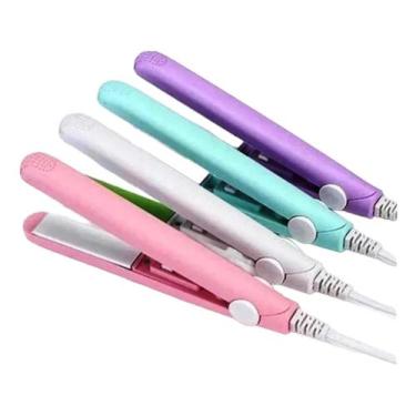 Imagem de Mini Chapinha Prancha De Cabelo Portátil Bivolt - Make Time, Branco