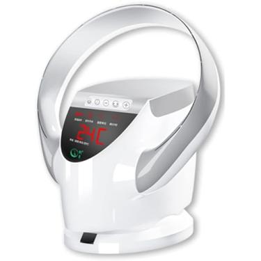 Imagem de 8 Velocidades, Operação Silenciosa, ângulo Ajustável, Montado Na Parede F, Mesa F Pedestal F Mesa F Com Display Led, Motor De 32 W Ideal Para Casa E Escritório, Silver
