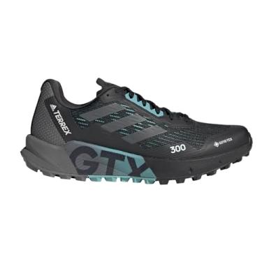 Imagem de adidas T nis de corrida feminino Terrex Agravic Flow 2.0 Gore-TEX, N cleo preto/cinza seis/tonelada menta, 6.5