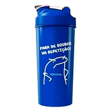 Imagem de Coqueteleira Personalizada AZUL Academia 600ml Treino