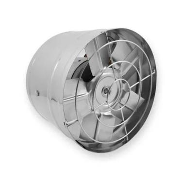 Imagem de Exaustor 25cm Alta Vazão Para Churrasqueiras Coifas - Inox - Chegou Of