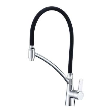 Imagem de Torneira Misturador Monocomando Lorenzetti Lorenchef 2267 C81 De Bancada Preta