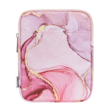 Imagem de Dadanism Capa acolchoada de 15 a 7 polegadas para Kindle Colorsoft Signature Edition de 17,8 cm e o novo Kindle Paperwhite, bolsa protetora para K-indle/K-indle Oasis/Kobo E-Reader, rosa nublado