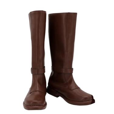 Imagem de picmefee Botas de cosplay Obi Wan Kenobi Anakin Skywalker para cosplay e festa de Halloween, Obi Coffee, 43 BR G