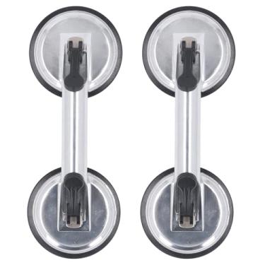 Imagem de Aramox Placa de Vidro de Copos de Sucção, Alça de Alumínio Pesado, Alça de Sucção, Prato de Copo, Levantador de Vidro Com Capacidade para Carga de 100 Kg