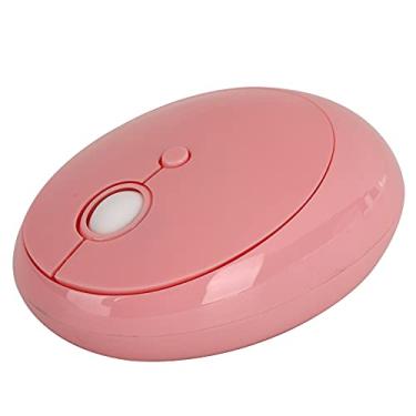 Imagem de Mouse Bluetooth, mouse sem fio portátil ajustável DPI Office Mouse, para Laptop Laptop Laptop Notebook (rosa)