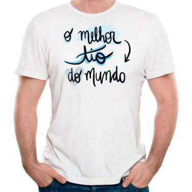 Imagem de Camiseta o melhor tio do mundo camisa titio presente - Mago das Camisa