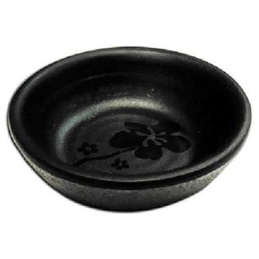Imagem de Molheira De Melamina Japonesa Redonda Black Kanpai 7Cm De Ø