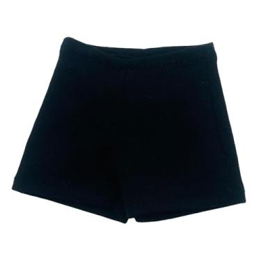 Imagem de simhoa Roupas casuais para bonecos, shorts de descanso em escala 1/6, fantasia casual de boneca em miniatura para bonecos de ação de 12'', acessório, Preto