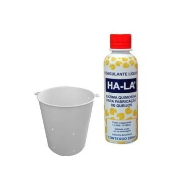 Imagem de Kit Coalho Ha-La 200Ml Queijos Com 1 Forma Opusplast 500G - Combo