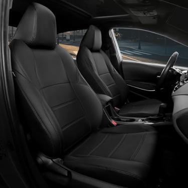 Imagem de FREESOO Capas de assento Toyota Corolla 2020-2026 SE/SE Apex Nightshade & 2023-2025 XSE e 2025 FX, capas de assento de carro personalizadas, capas de assento impermeáveis para carros, capa de assento