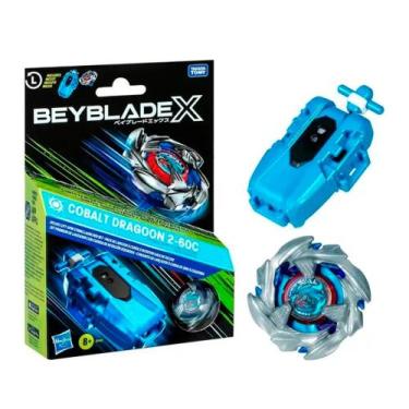Imagem de Beyblade X Lançador Deluxe Cobalt Dragoon 2-60C G1491 - Hasbro