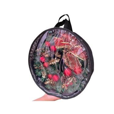 Imagem de Capa Bolsa Para Guirlanda De Natal Enfeites 0,20 X 0,60