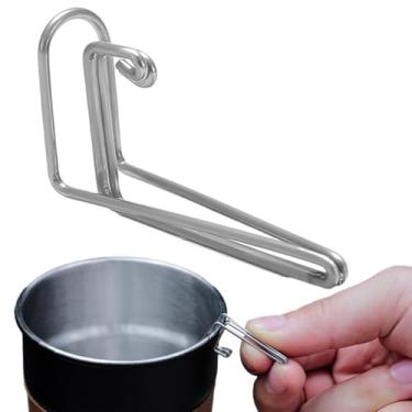 Imagem de Bico de arame de café, café para derramar skitter,Pourer de aço inoxidável para drenagem de de acampamento - Tigela de água portátil para, skitter para chaleiras, canecas, copos, fogão