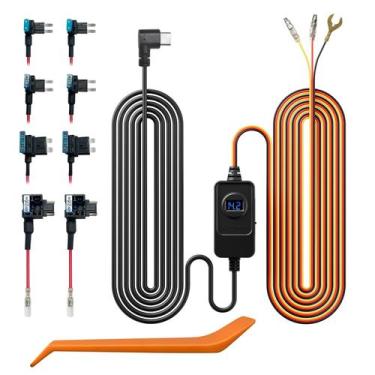 Imagem de Kit de fio rígido REDTIGER com acessório Dash Cam com indicador de ten