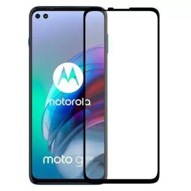 Imagem de Película 3D Vidro Motorola Moto G100 Com Borda Preta - Universo