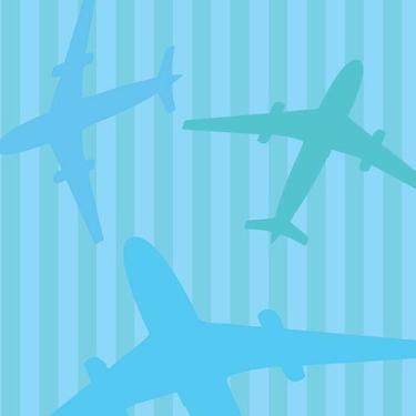 Imagem de Papel de Parede Adesivo Infantil Avião - 009 - Multimpressão