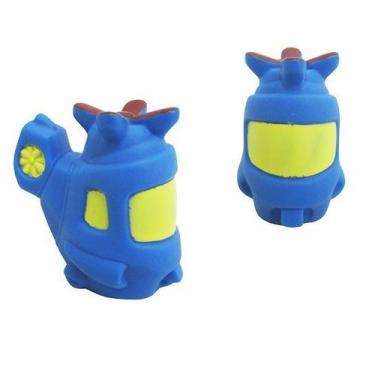 Imagem de Brinquedo de Vinil para Bebê a Partir de 3 Meses - Helicóptero  - Mara