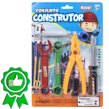 Imagem de Brinquedo Kit Ferramenta Conj. Construtor - 123Útil