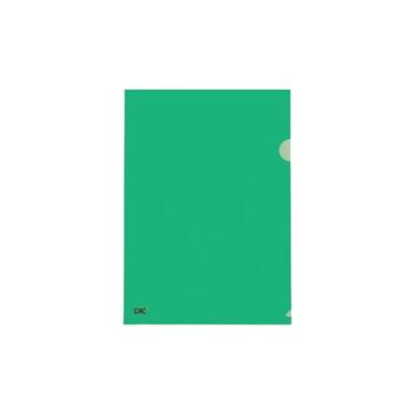 Imagem de Kit com 10 Pasta L A4 Verde - Dac