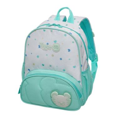 Imagem de Mini Mochila de Costas Infantil Tigor T. Tigre Little Verde Resistente Alça Ajustável Escola Passeio