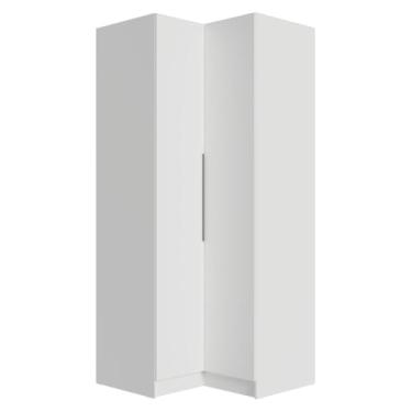 Imagem de Guarda-roupa Modulado de Canto 2 Portas Branco Neo Madesa