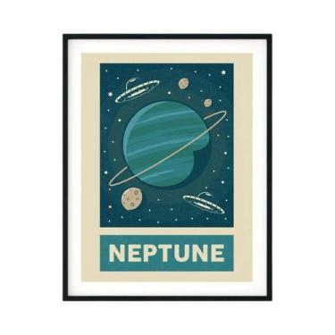 Imagem de Pôster De Arte Impressível De Astronomia Espacial Com Impressão Em Tel