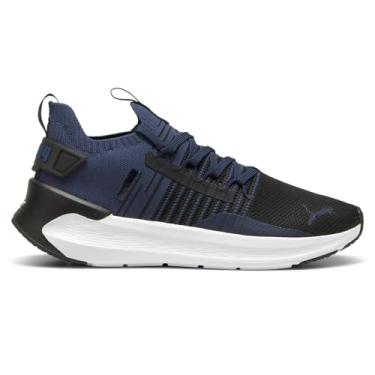 Imagem de PUMA Tênis de corrida masculino Softride Symmetry Fuzion - Preto, Preto/Azul Marinho/Branco, 39