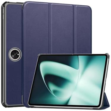 Imagem de Kepuch Couro-PU Capas Bolsas Estojos para Oppo Pad 2/Oneplus Pad 11.6" - Azul