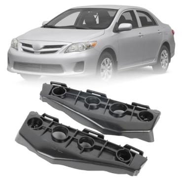 Imagem de Havgufil Conjunto de suporte de para-choque dianteiro para Toyota Corolla 2011-2013 lado esquerdo e direito do passageiro 52115-02170, 52116-02170, TO1042114, TO1043114